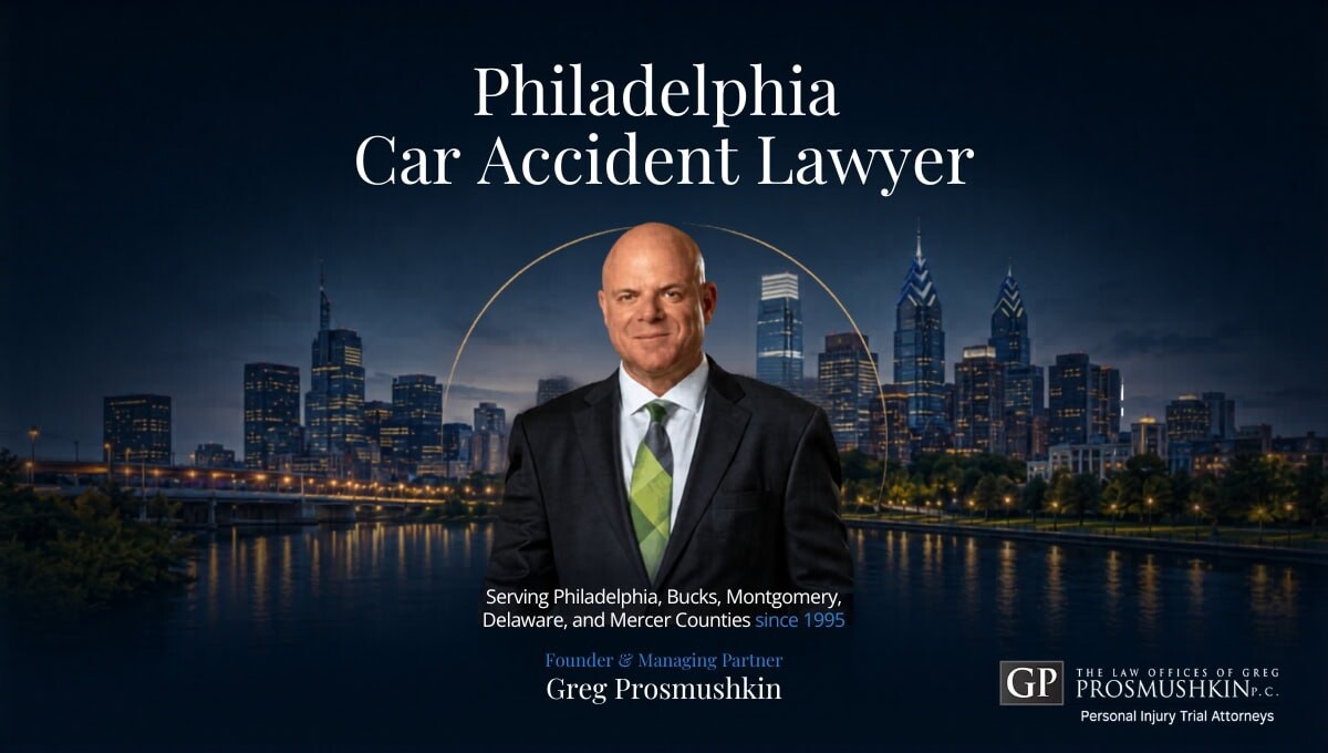 greg prosmushkin as a philadelphia car accident lawyer