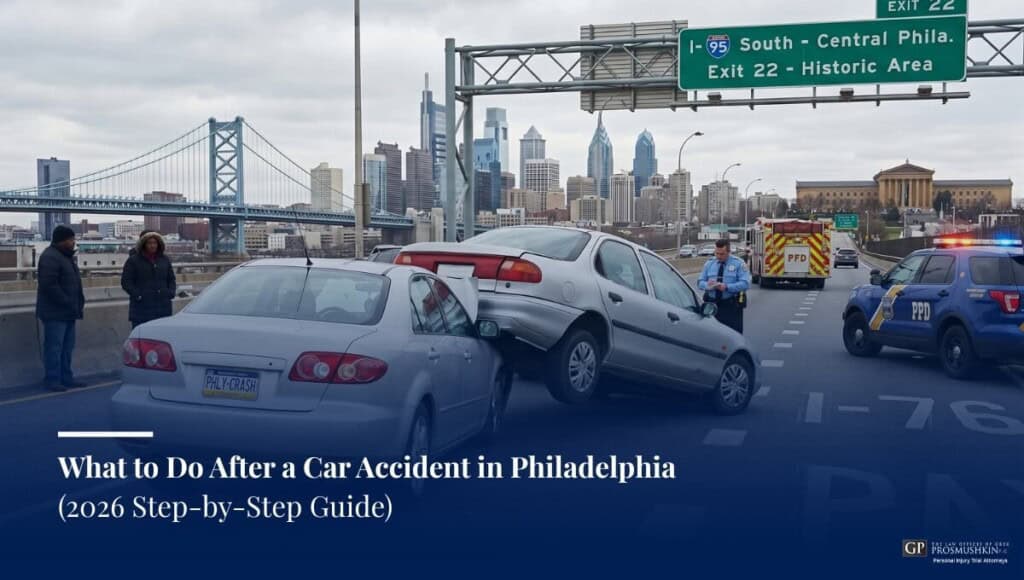 what to do after a car accident in philadelphia