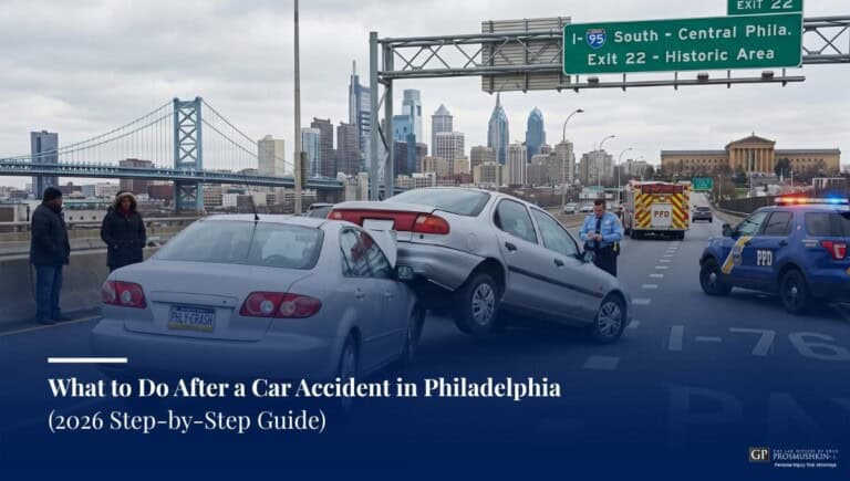 what to do after a car accident in philadelphia