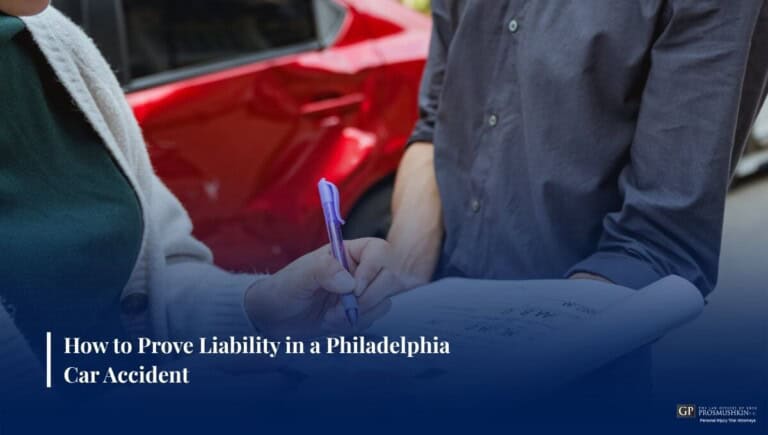 how to prove liability in a philadelphia car accident